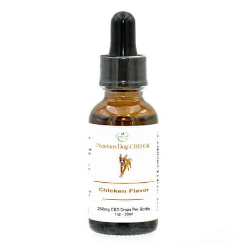 250mg Premium CBD for Pets Chicken Flavor by Lemah Creek Naturals.